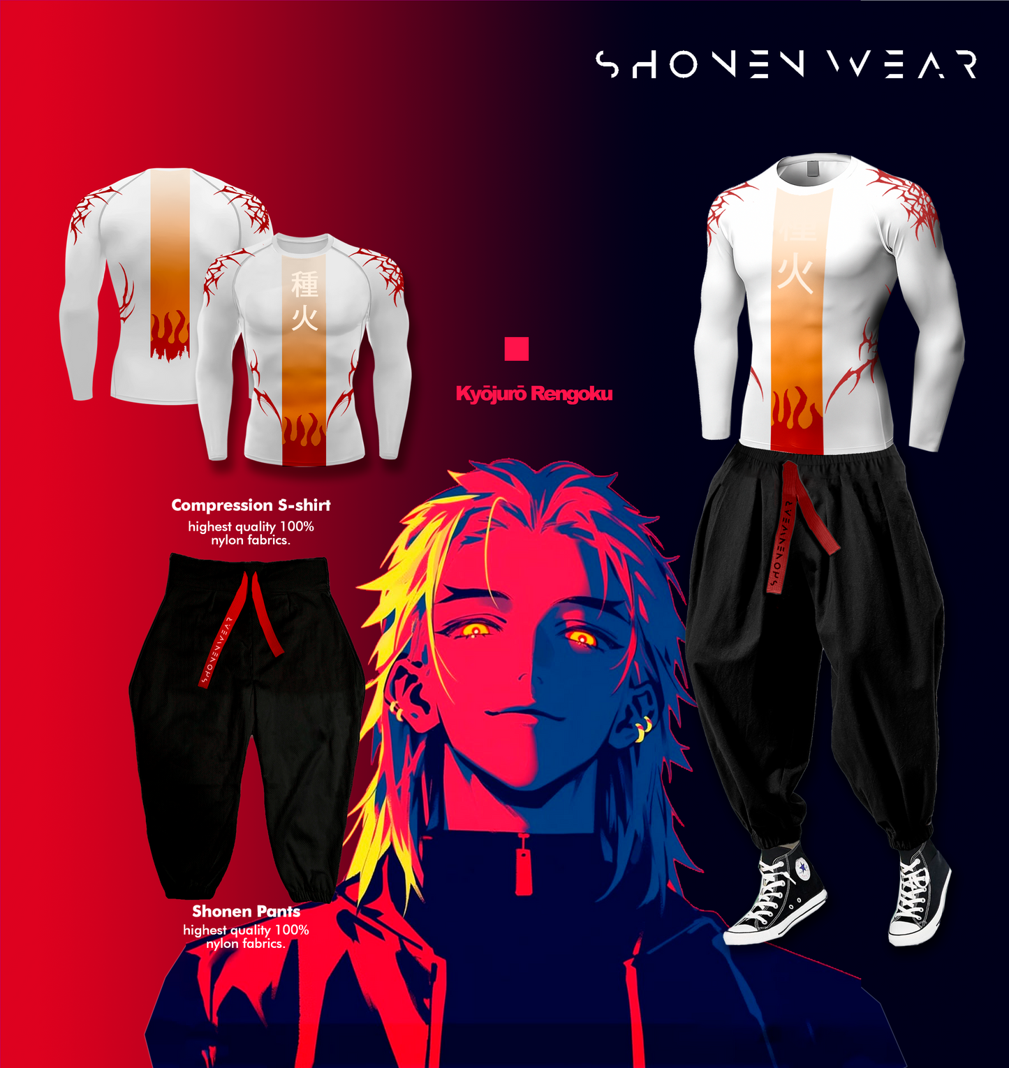 Agressivve Desing - kyōjurō rengoku drop set