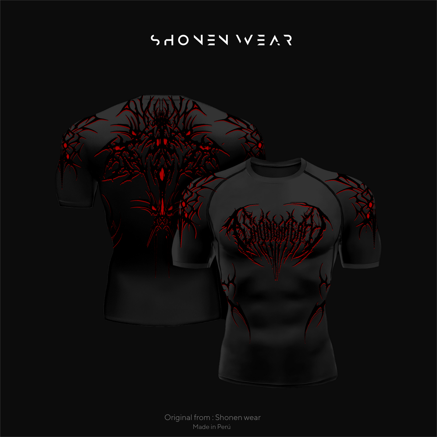 Compression shirt - Aggressive Desing / Crimson Revenge