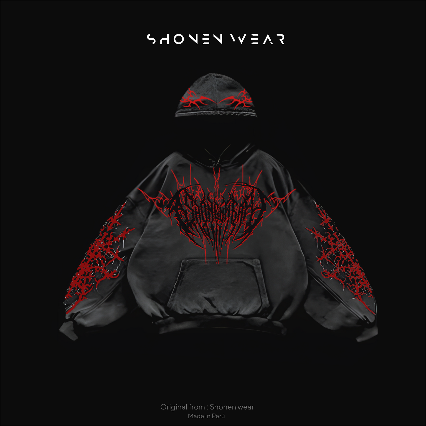 Hoodie / Aggressive Crimson
