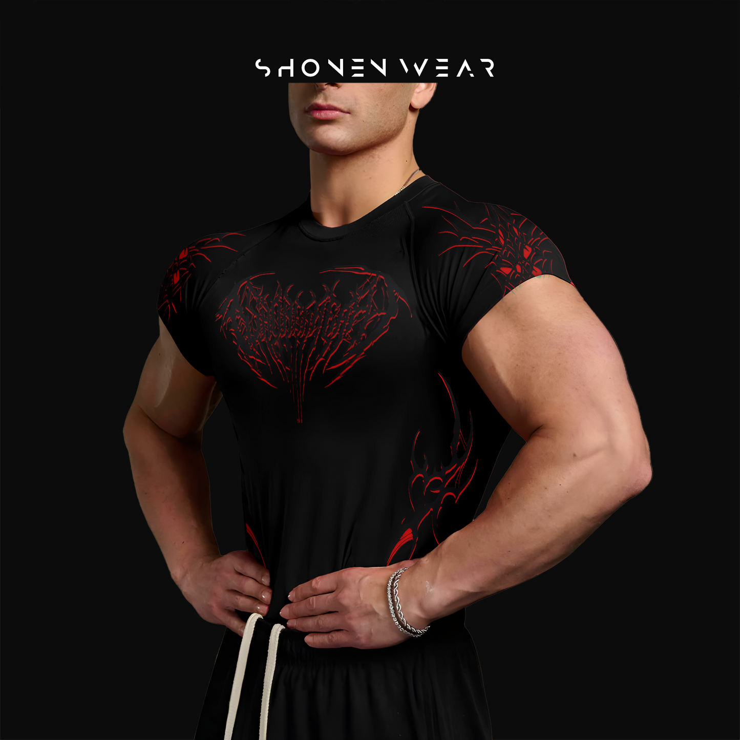 Compression shirt - Aggressive Desing / Crimson Revenge