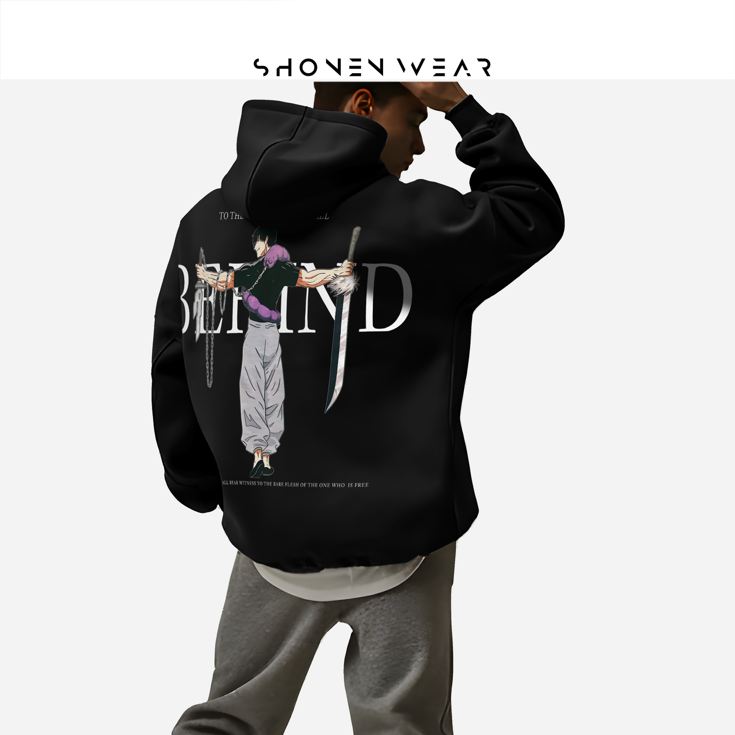 Hoodie / behind toji